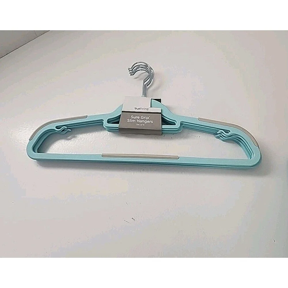 3 6-PACKS 18 TRUE LIVING Sure Grip Slim Hangers PLASTIC HANGERS 17.75